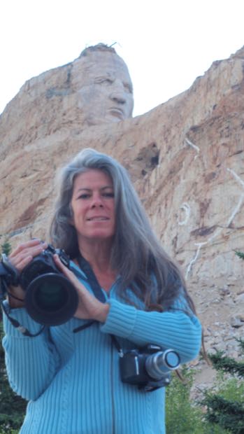 Filming ‘Path of Beauty…in the beginning” 2016 Crazy Horse monument.
